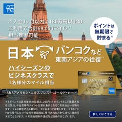 【AMEX】ANA アメリカン・エキスプレス・ ゴールド・カード