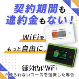 縛られないWiFi